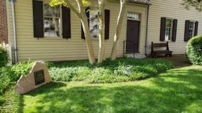 Stone for Historic Landmark Plaque, Blount Mansion